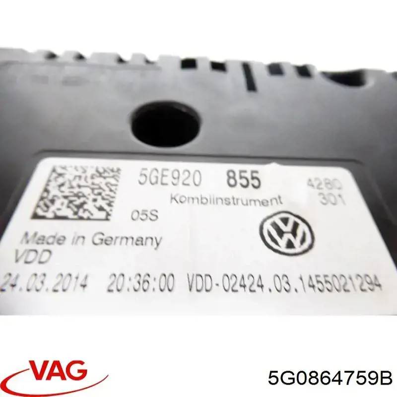 Comprar 5G0864759B VAG Aislamiento acústico del cortafuegos
