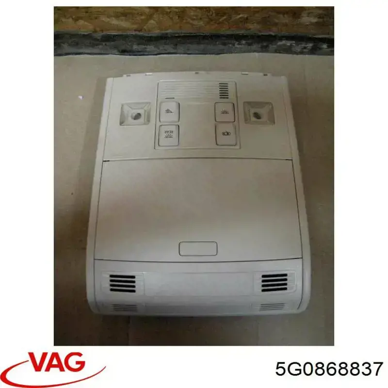 Luz de techo interior (cabina) VAG 5G0868837