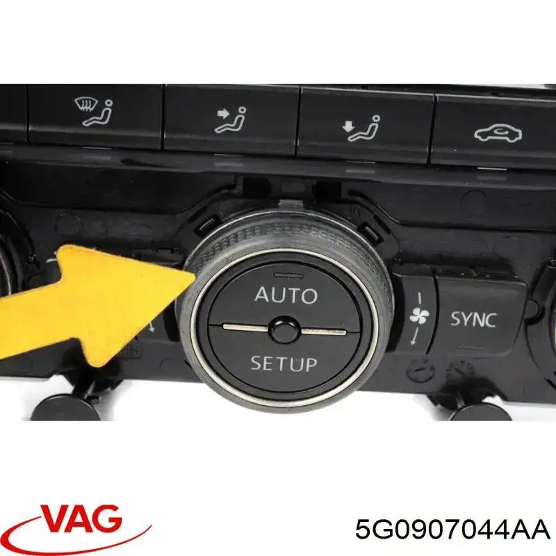 5G0907044AA VAG Unidad de control de la ventilación