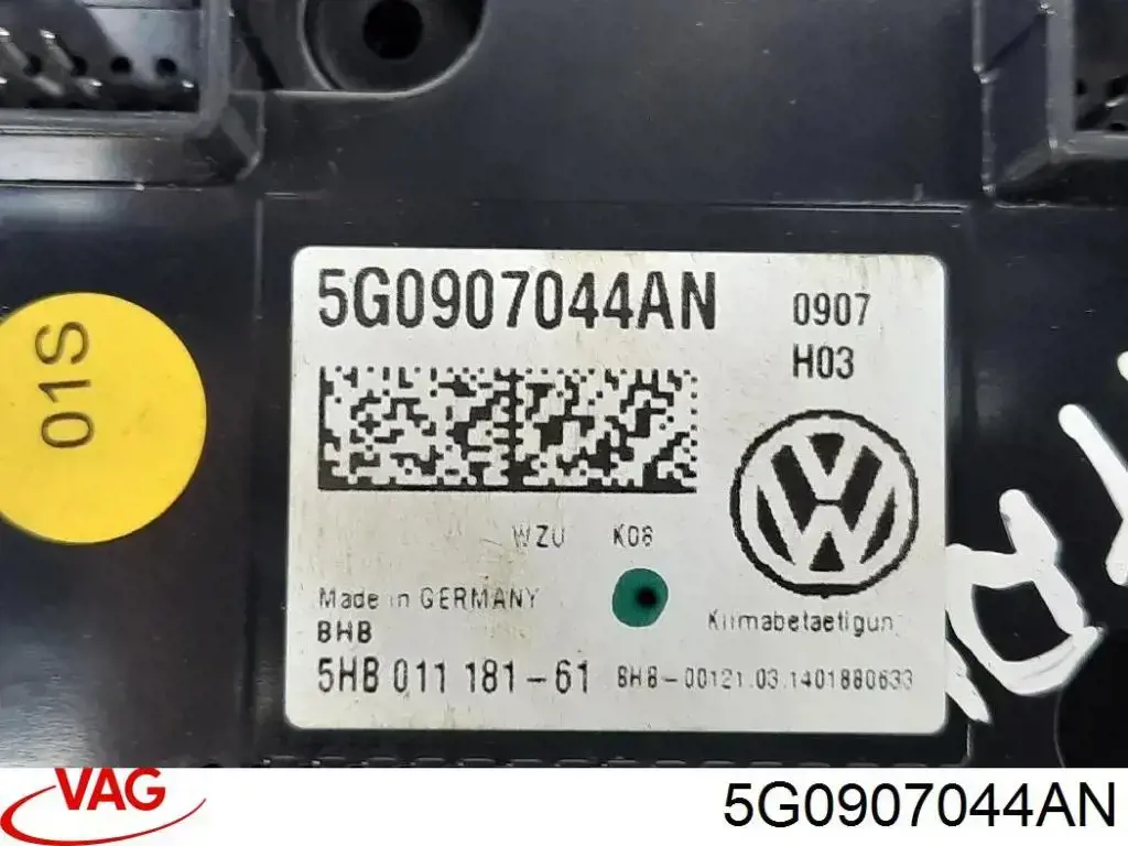 Módulo de modos de calefacción/aire acondicionado VAG 5G0907044AN precio, desde 55,54 EUR