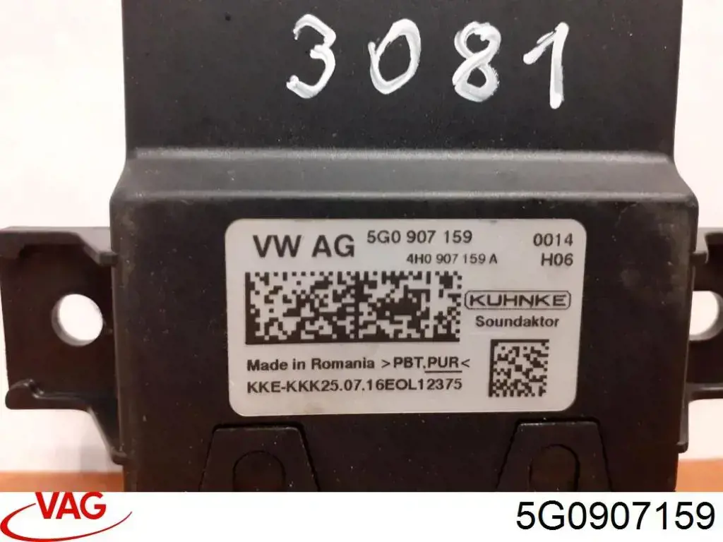 Comprar 5G0907159 VAG Unidad de control de generación de sonido del motor