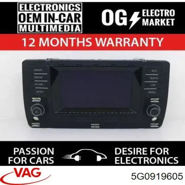 Comprar 5G0919605 VAG Radio
