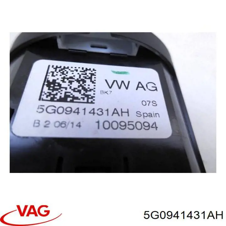 5G0941431AH VAG Módulo de espejos retrovisores en la puerta