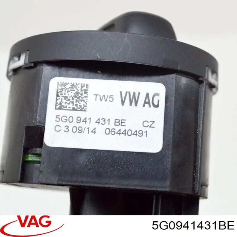 5G0941431BE VAG interruptor de faros para "torpedo"