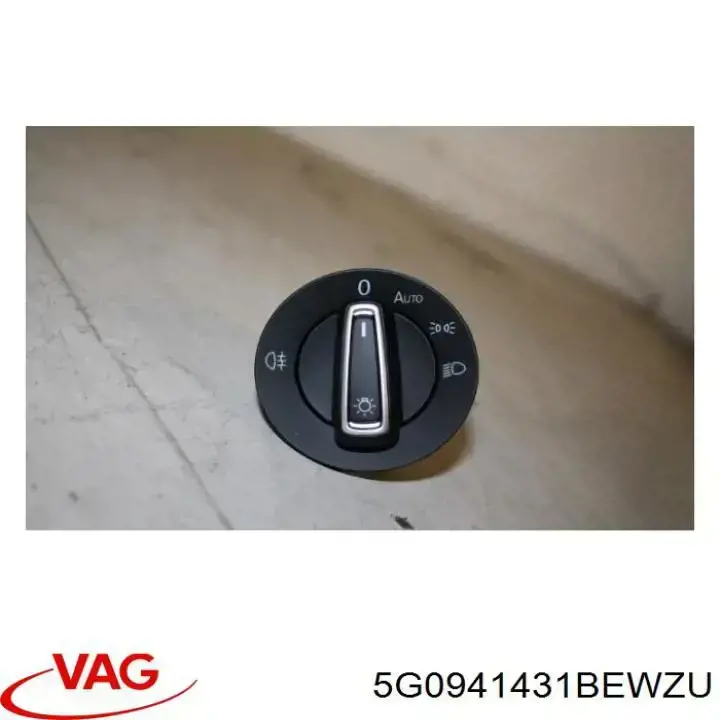 5G0941431BEWZU VAG interruptor de faros para "torpedo"