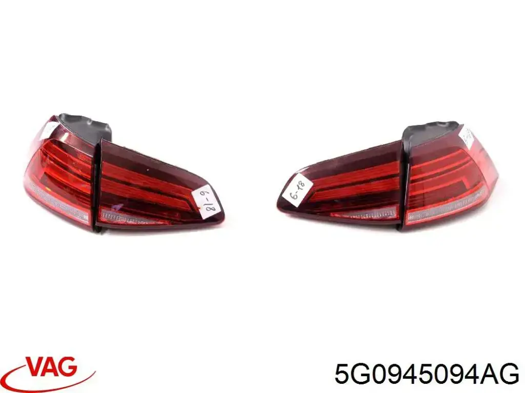Piloto trasero interior derecho VAG 5G0945094AG precio, desde 103,09 EUR