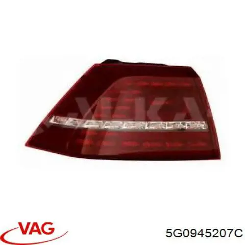Comprar 5G0945207C VAG Piloto trasero exterior izquierdo