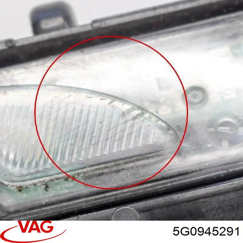 Luz intermitente de espejo retrovisor izquierdo 5G0945291 VAG