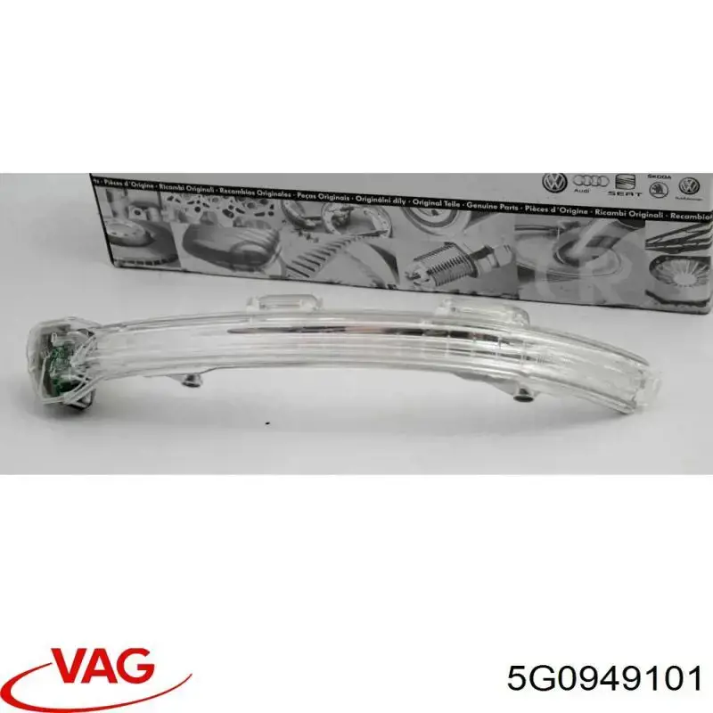 5G0949101 VAG Luz intermitente de espejo retrovisor izquierdo