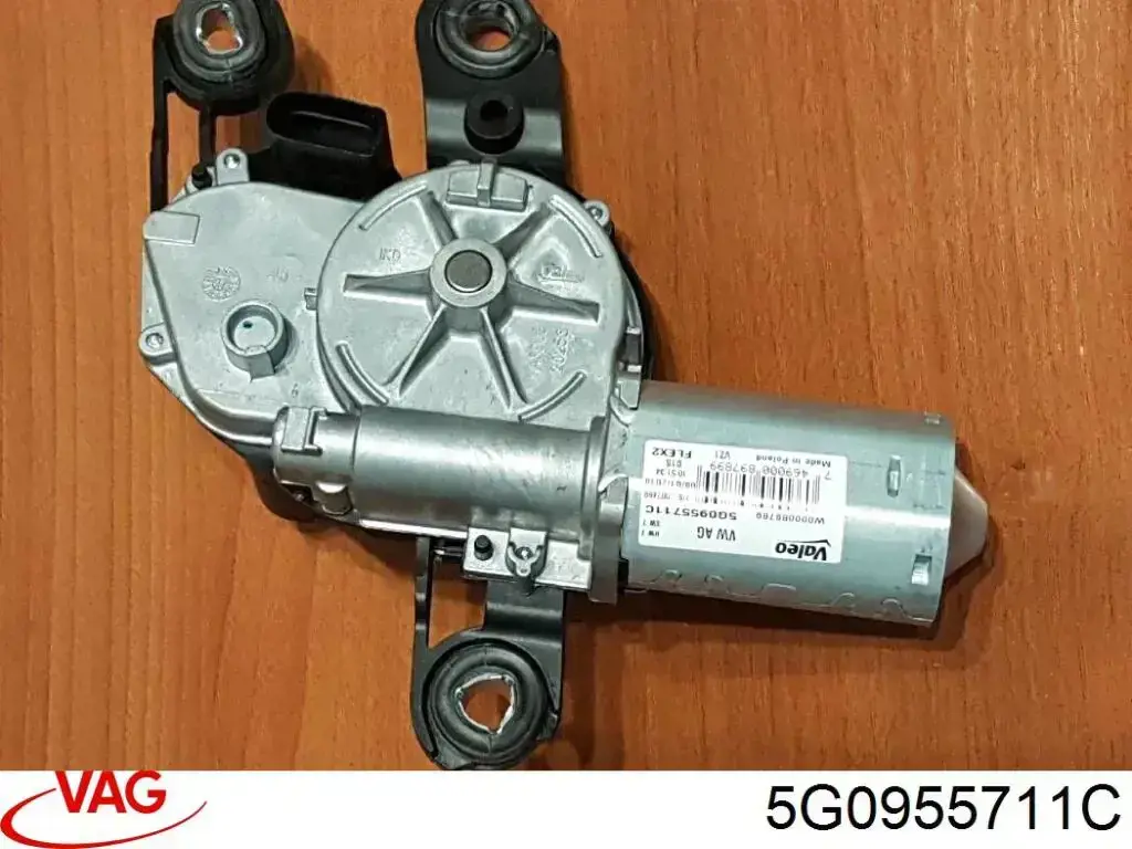 Motor limpiaparabrisas, trasera 5G0955711C VAG