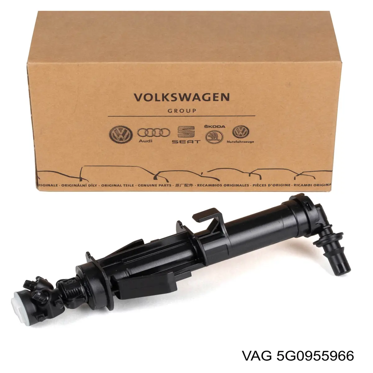 Comprar 5G0955966 VAG Soporte de inyector del lavafaros (cilindro elevador)