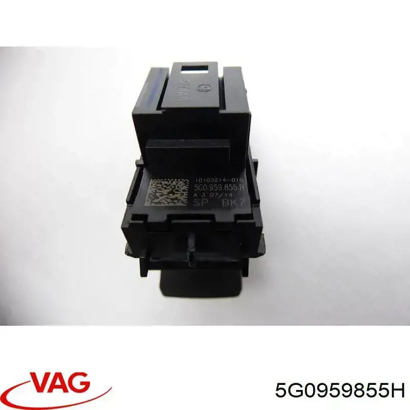 5G0959855H VAG Botón de encendido del motor del elevalunas trasero