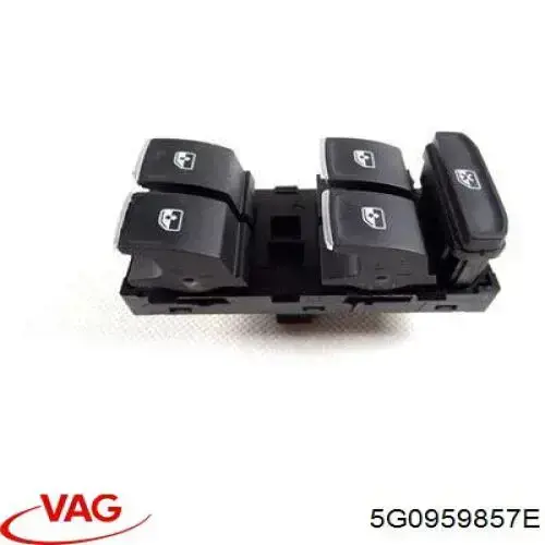 Unidad de control de elevalunas delantera izquierda VAG 5G0959857E precio, desde 35,48 EUR