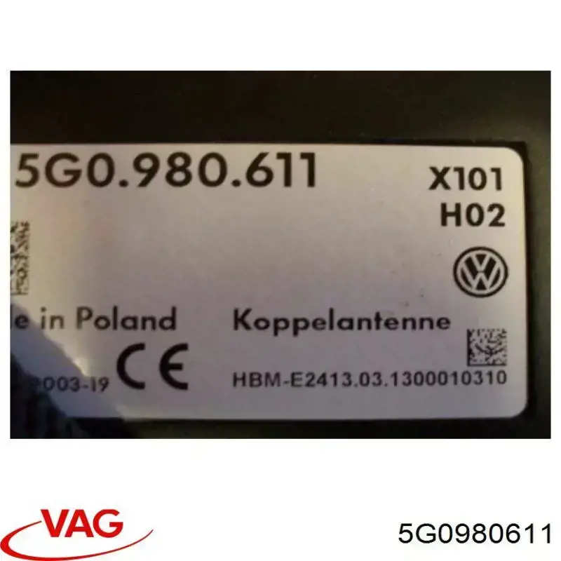 Comprar 5G0980611 VAG 