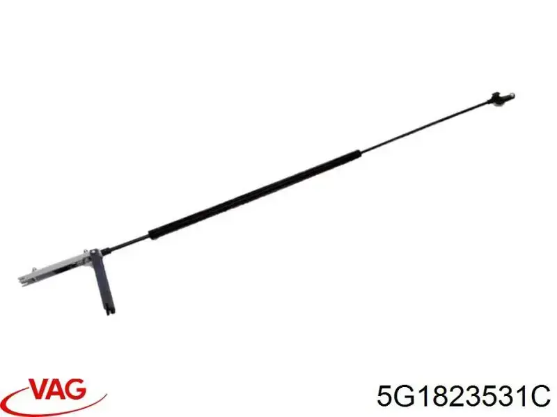 5G1823531C VAG Cable de apertura del capó delantero