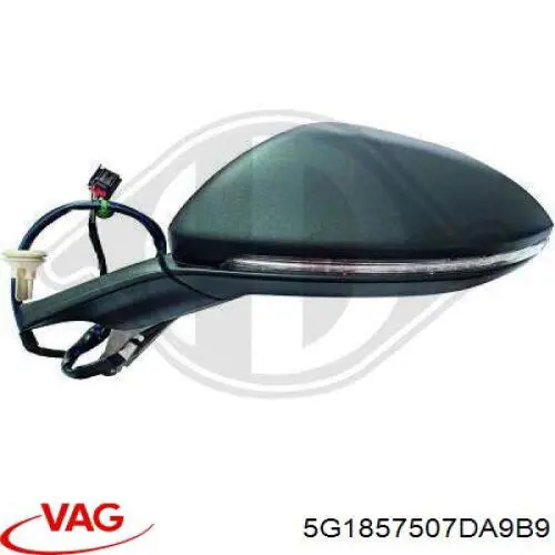Comprar 5G1857507DA9B9 VAG Carcasa interior del espejo retrovisor izquierdo