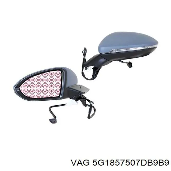 Comprar 5G1857507DB9B9 VAG Carcasa interior del espejo retrovisor izquierdo