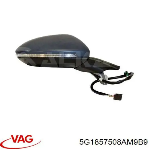 5G1857508AM9B9 VAG espejo retrovisor derecho