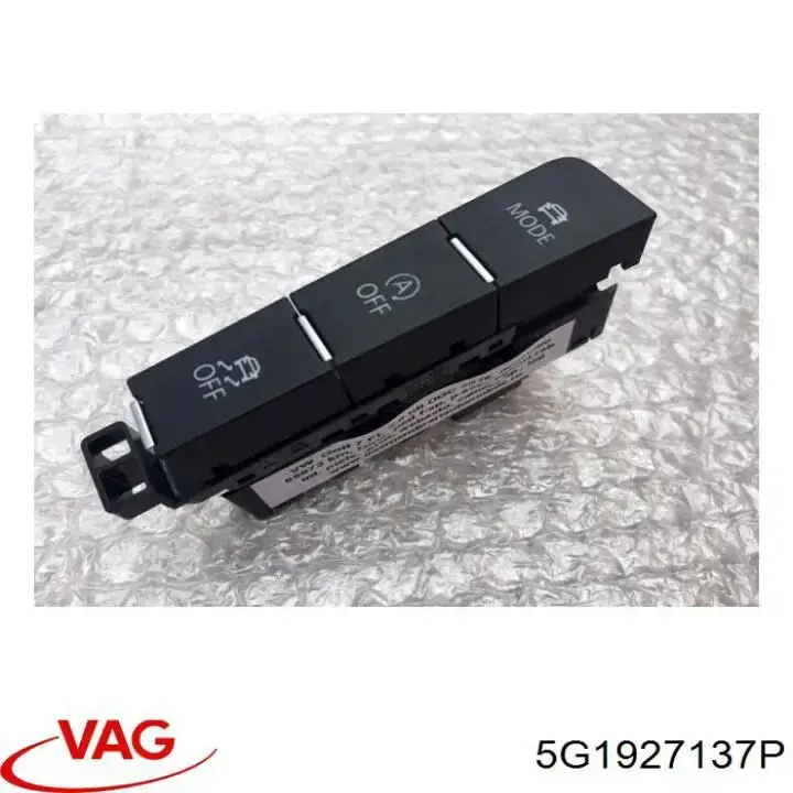 Bloque de botones de la consola central VAG 5G1927137P precio, desde 46,46 EUR