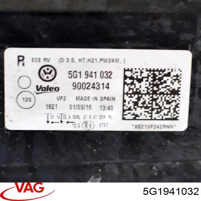 Comprar 5G1941032 VAG Faro derecho
