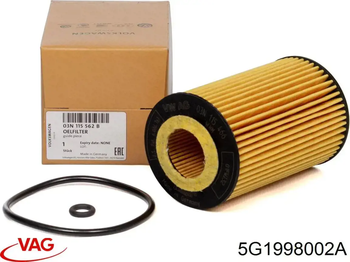 Escobillas de limpiaparabrisas delanteras VAG 5G1998002A
