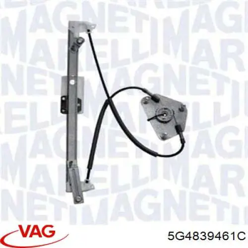 Comprar 5G4839461C VAG Mecanismo de elevalunas de la puerta trasera izquierda