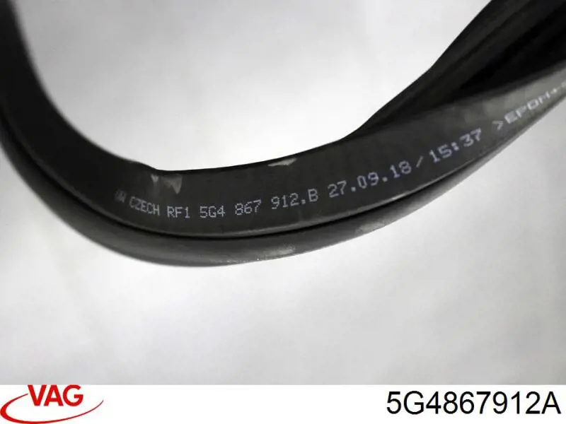 Comprar 5G4867912A VAG Junta de puerta delantera derecha (en la carrocería)