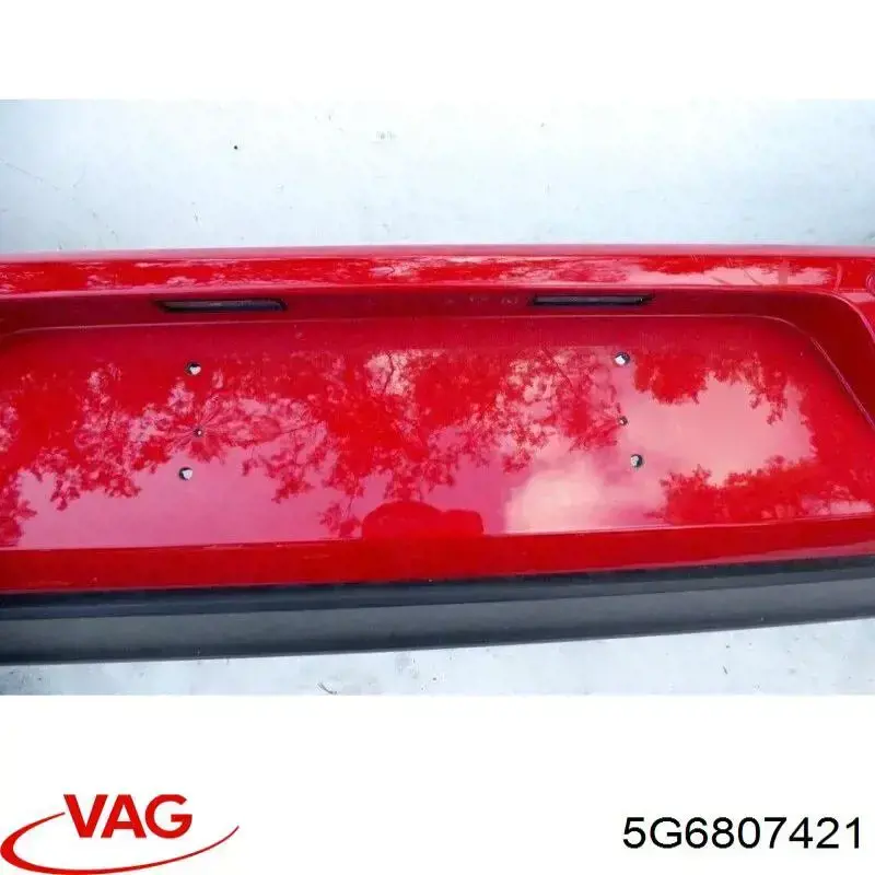 Parachoques trasero 5G6807421 VAG