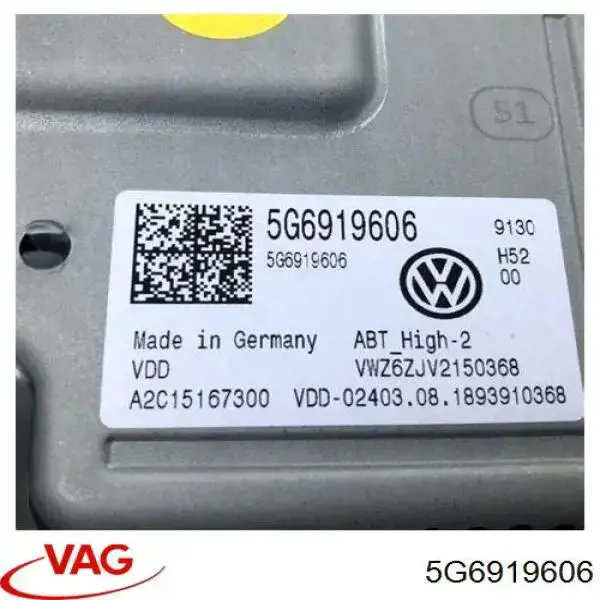 Radio AM/FM VAG 5G6919606 precio, desde 460,28 EUR