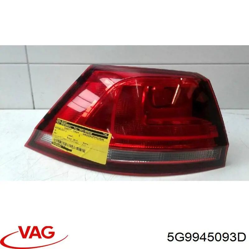 Comprar 5G9945093D VAG Piloto trasero interior izquierdo