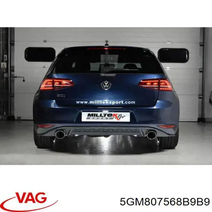 Alerón del parachoques trasero VAG 5GM807568B9B9 precio, desde 70,50 EUR