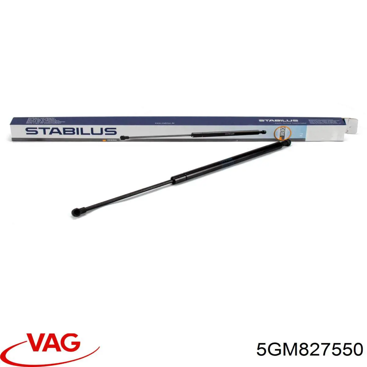 Muelle neumatico maletero VAG 5GM827550