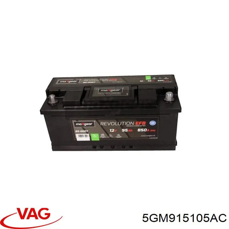 Batería de arranque VAG 5GM915105AC precio, desde 132,63 EUR