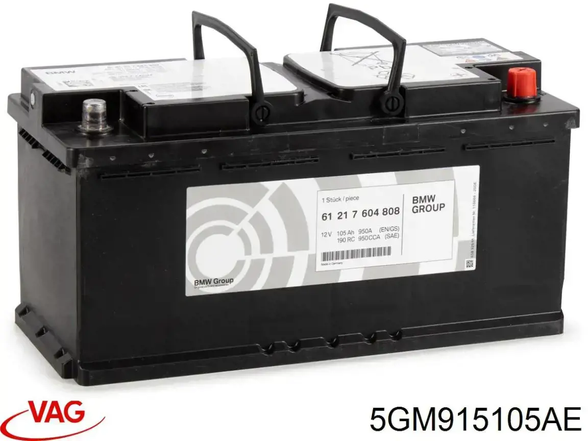 Batería 4F0915105D VAG