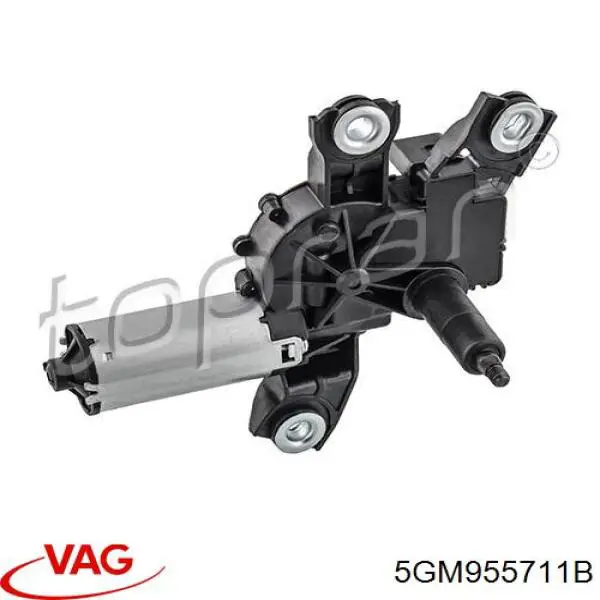 5GM955711B VAG motor limpiaparabrisas luna trasera