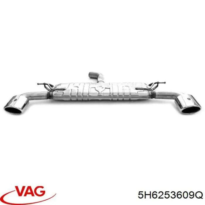 Silenciador trasero VAG 5H6253609Q precio, desde 507,94 EUR