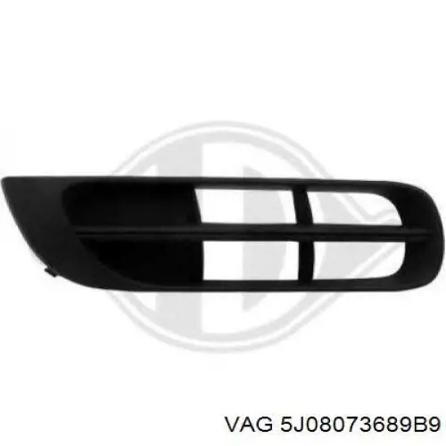 Tapa de rejilla de faro antiniebla delantero derecho VAG 5J08073689B9 precio, desde 7,83 EUR