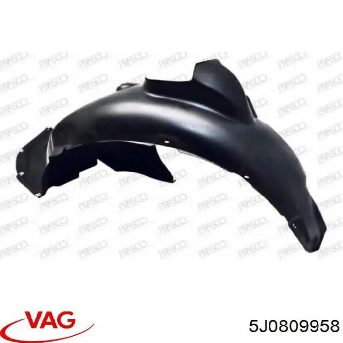 Comprar 5J0809958 VAG Paso de rueda delantero derecho