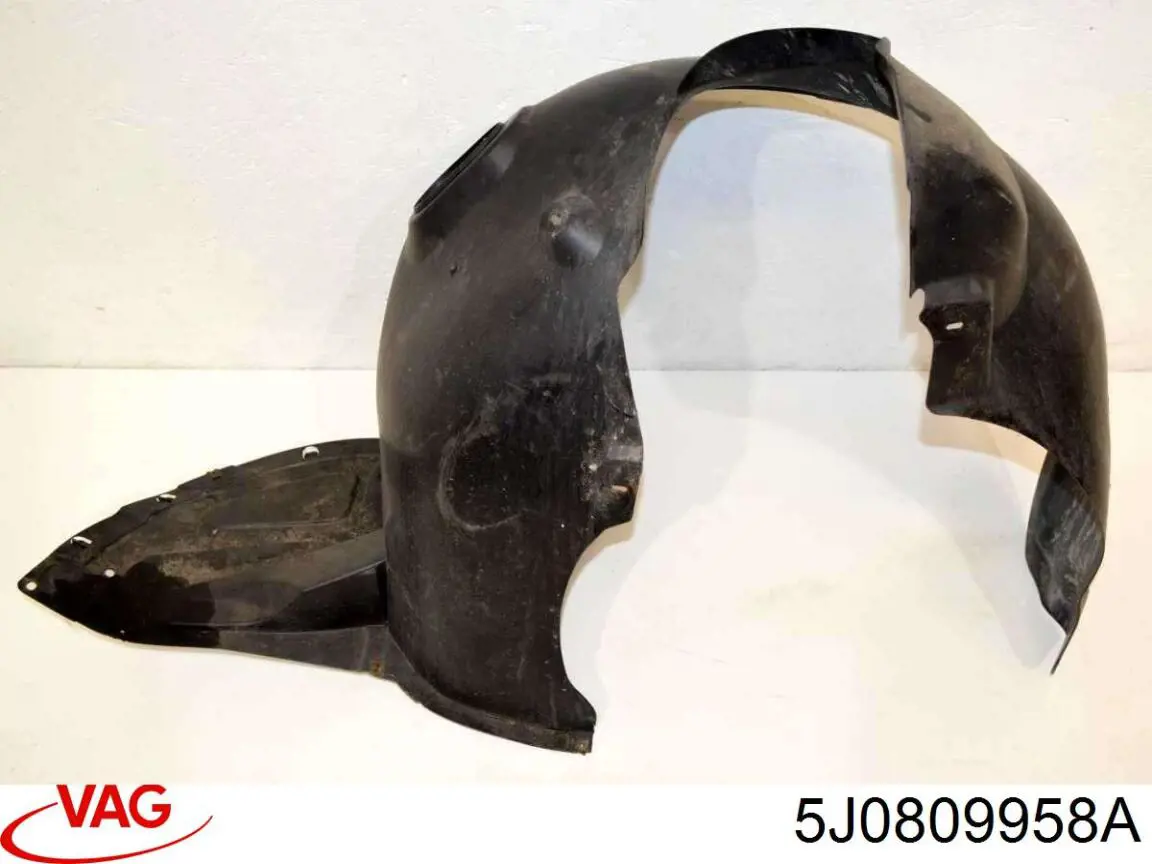 Guardabarros interior derecho, aleta delantera VAG 5J0809958A precio, desde 24,53 EUR