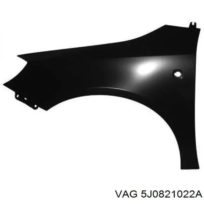Guardabarros delanteros derecho VAG 5J0821022A precio, desde 87,37 EUR