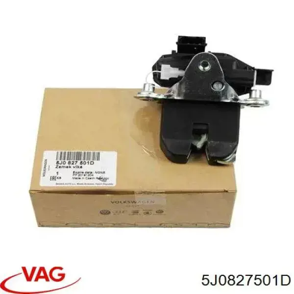 Cerradura de puerta trasera VAG 5J0827501D