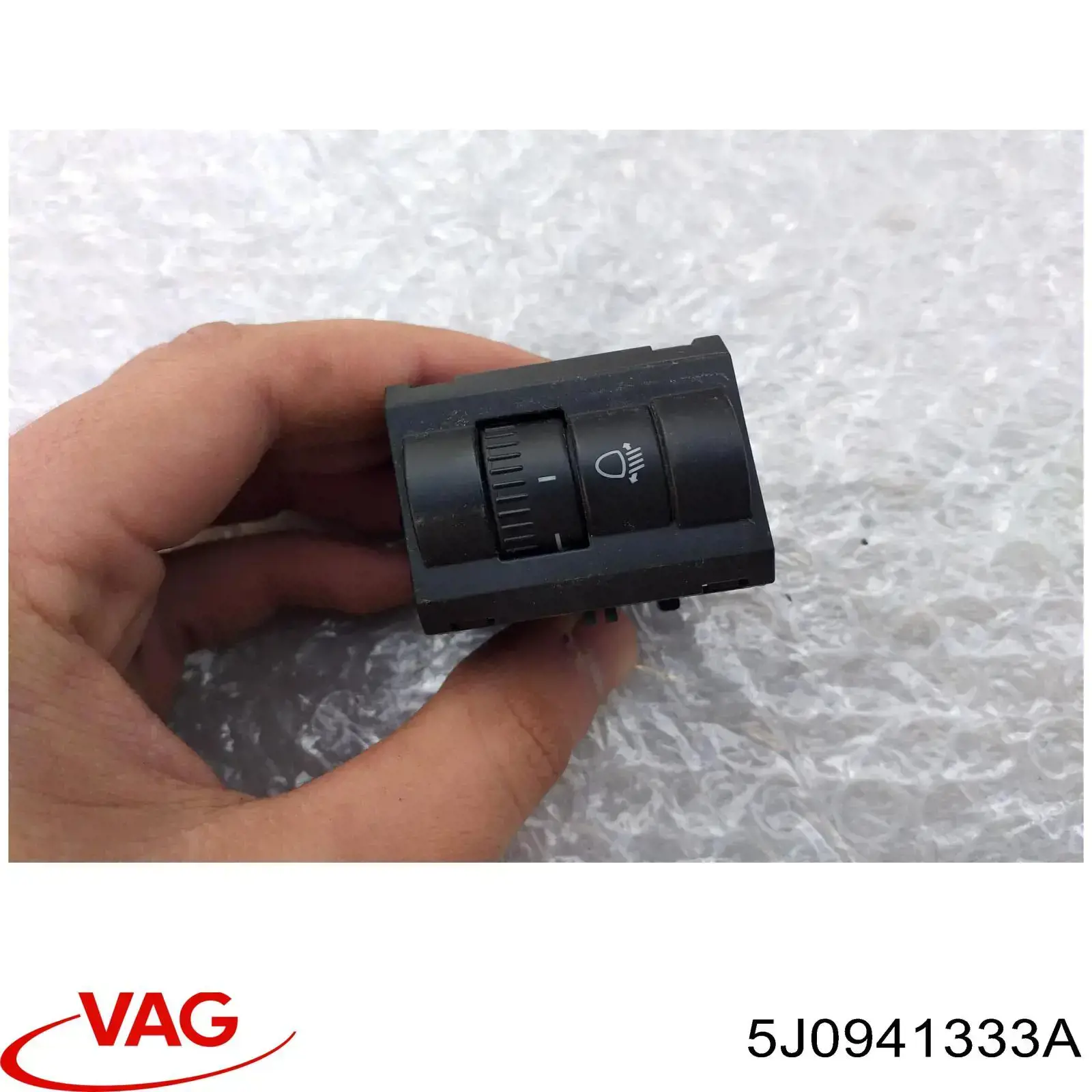 Botón del regulador de altura de faros VAG 5J0941333A precio, desde 43,56 EUR