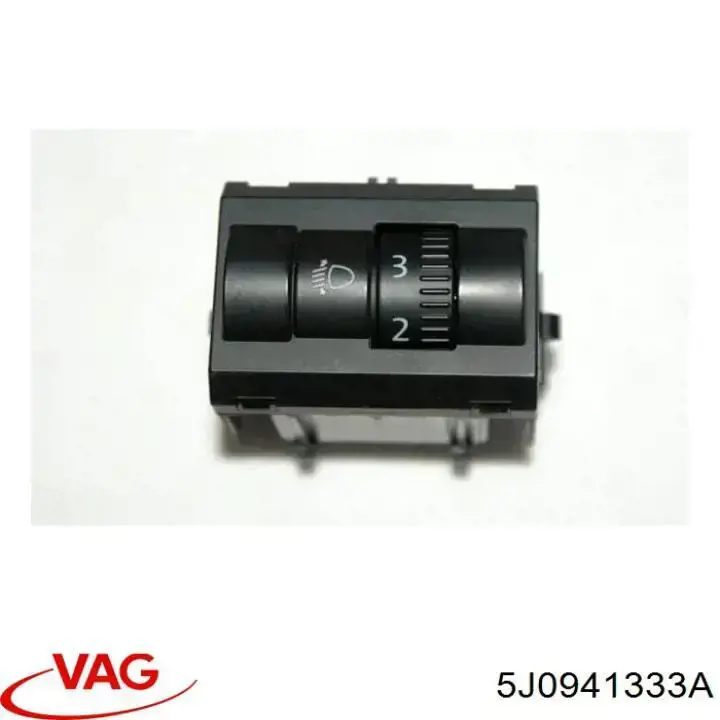 5J0941333A VAG Botón del regulador de altura de faros