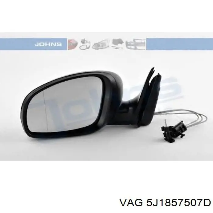 Comprar 5J1857507D VAG Carcasa interior del espejo retrovisor izquierdo