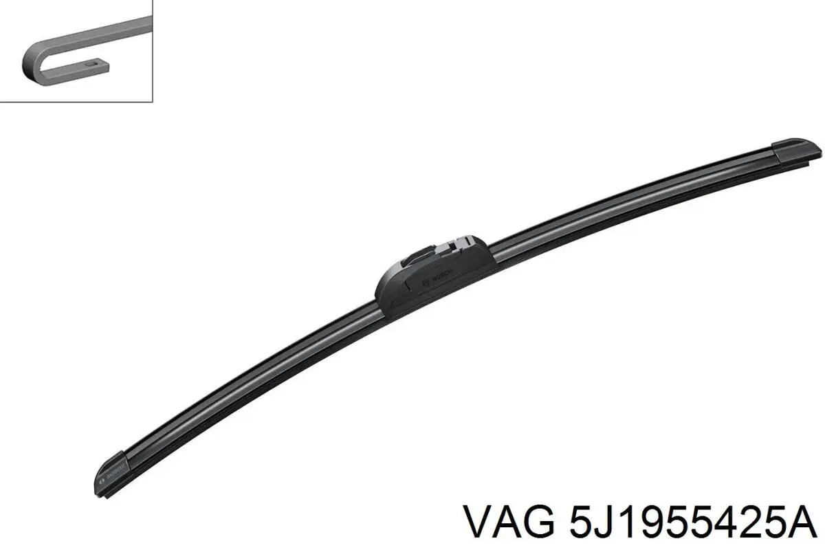 Escobilla del limpiaparabrisas del lado del conductor VAG 5J1955425A precio, desde 21,38 EUR