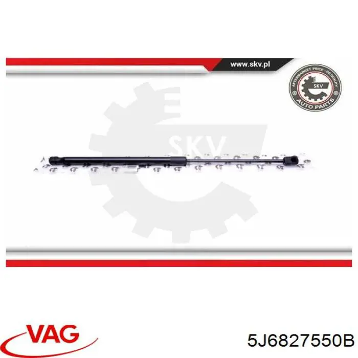 Amortiguador maletero 5J6827550B VAG