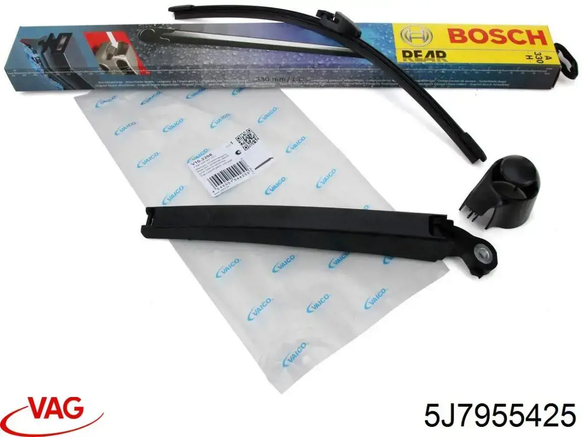 5J7955425 VAG Limpiaparabrisas trasero