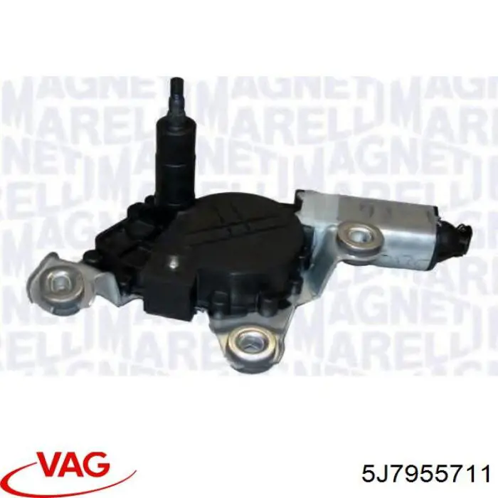 5J7955711 VAG motor limpiaparabrisas, trasera