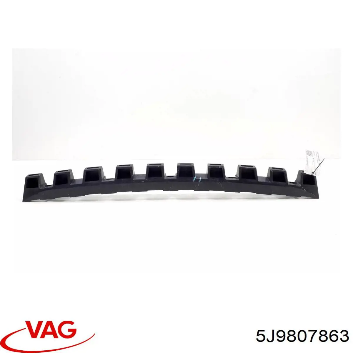 5J9807863 VAG soporte de guía para parachoques trasero, izquierda