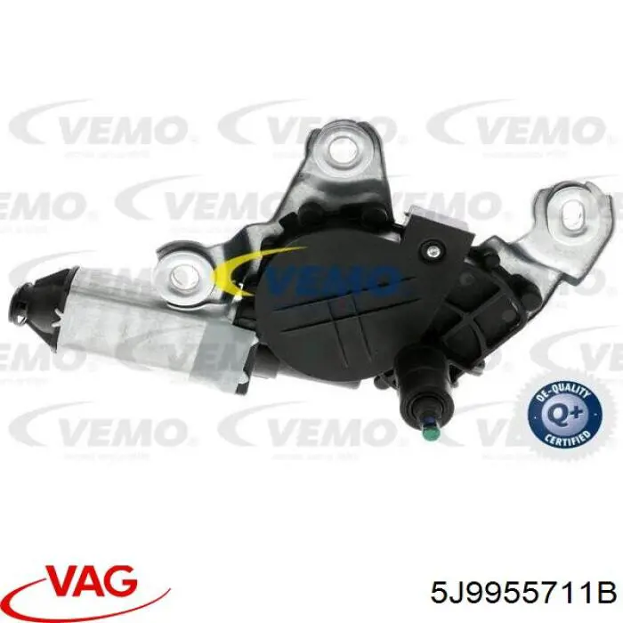 5J9955711B VAG motor limpiaparabrisas luna trasera